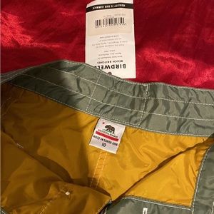 Birdwell britches shorts army green size 10—new with tags